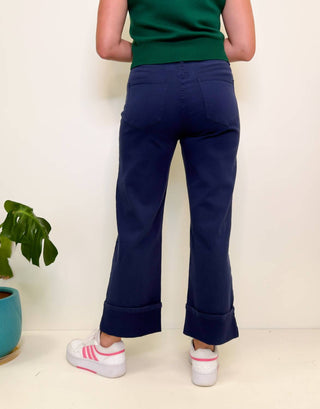 Q2 - Madeline Straight Leg Cuffed Jeans