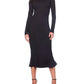 Susana Monaco - Crew Trumpet Midi Dress