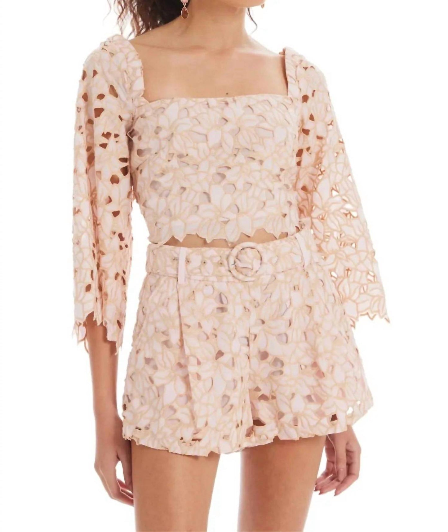 Allison New York - Poppy Embroidered Top