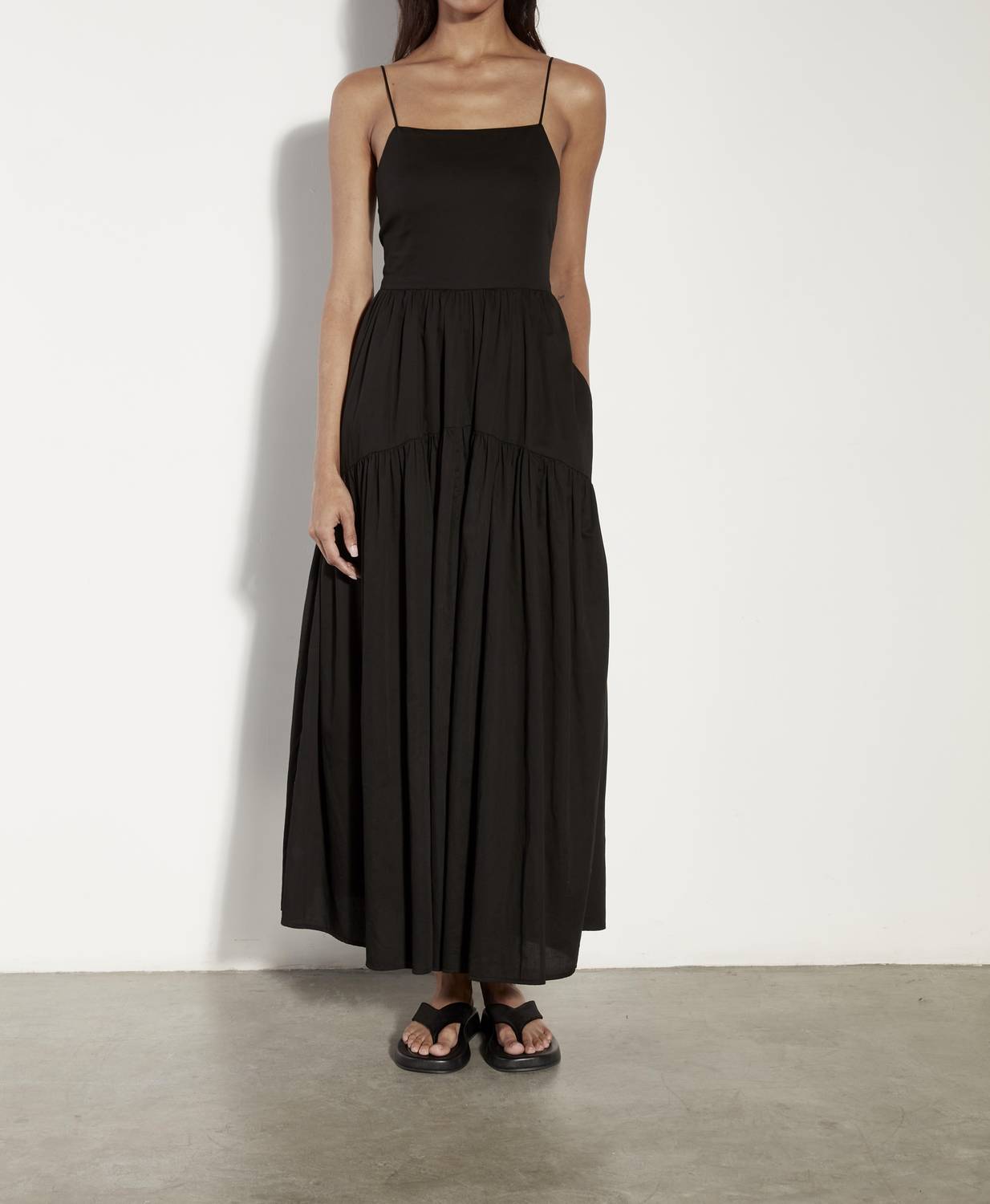 Enza Costa - OPEN BACK TIERED DRESS