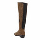 1.State - Sage Animal Print Suede Leather Western Boots
