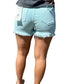 Risen - Sands of Time High Rise Distressed Shorts