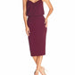 Dress The Population - Alondra Bubble Hem Blouson Top Midi Dress