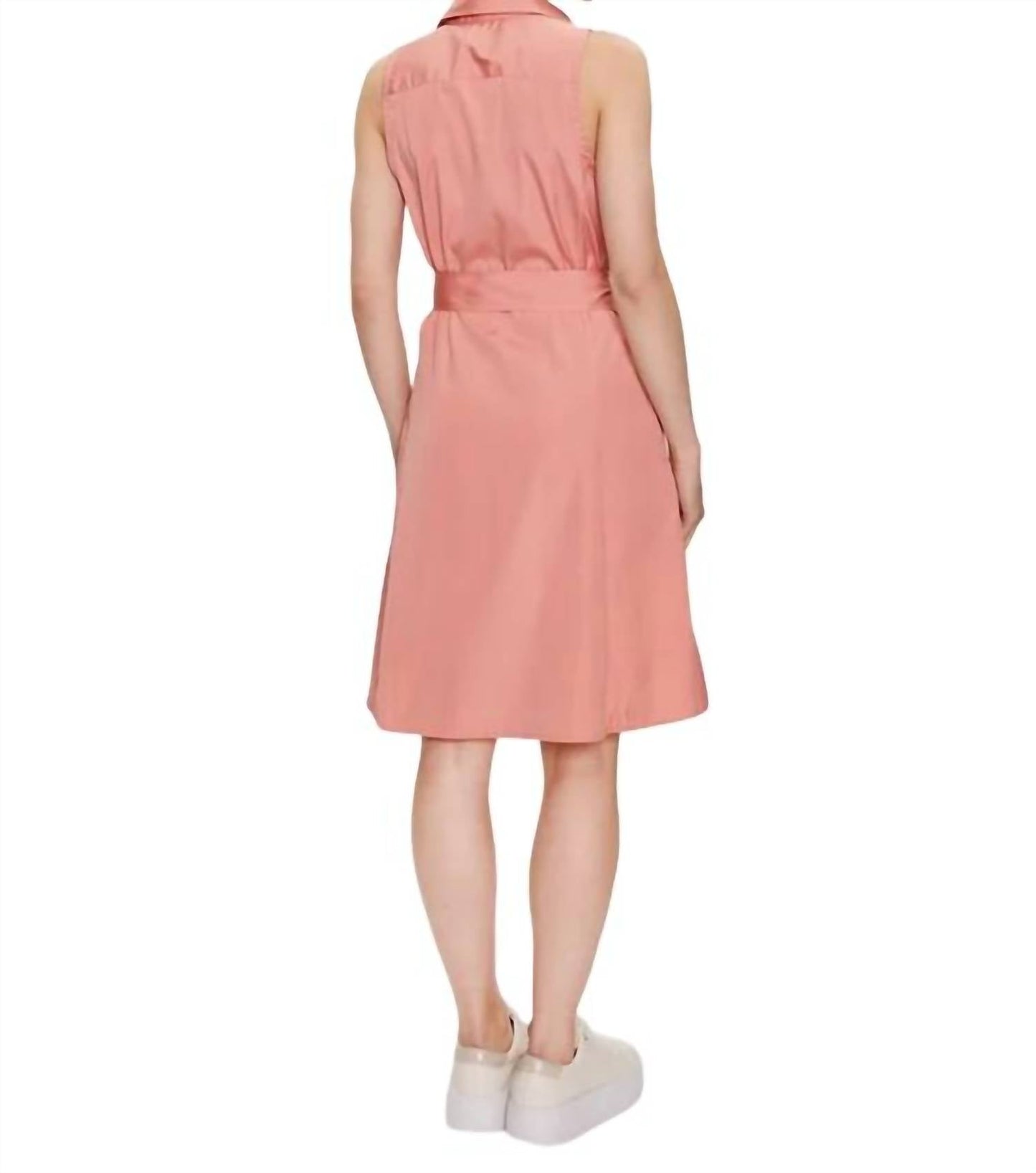 Polo Ralph Lauren - Sleeveless Belted Cotton Dress