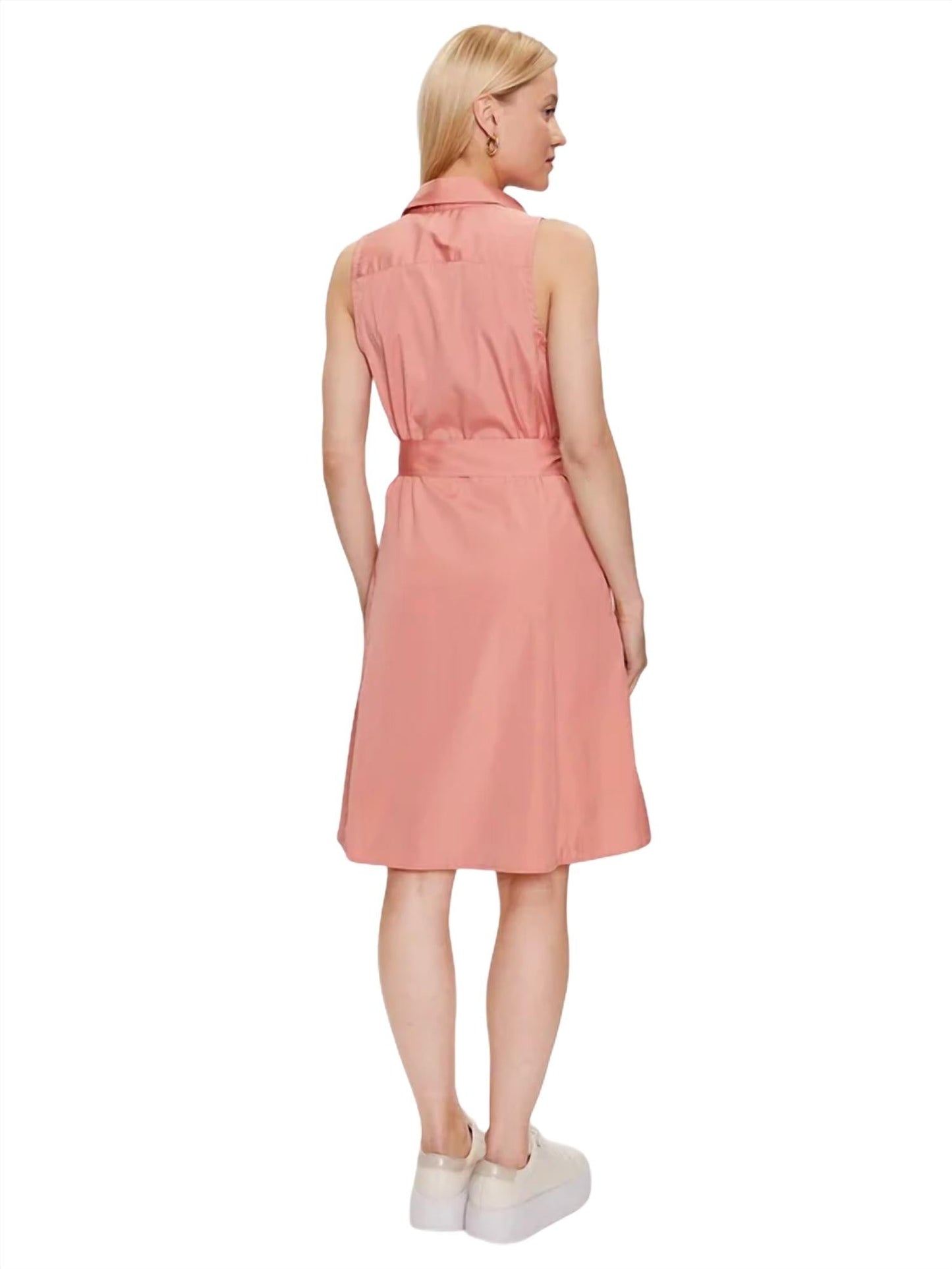 Polo Ralph Lauren - Sleeveless Belted Cotton Dress