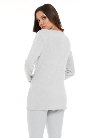 French Kyss - Cardigan com ilhós abertos Juliana Kashmira