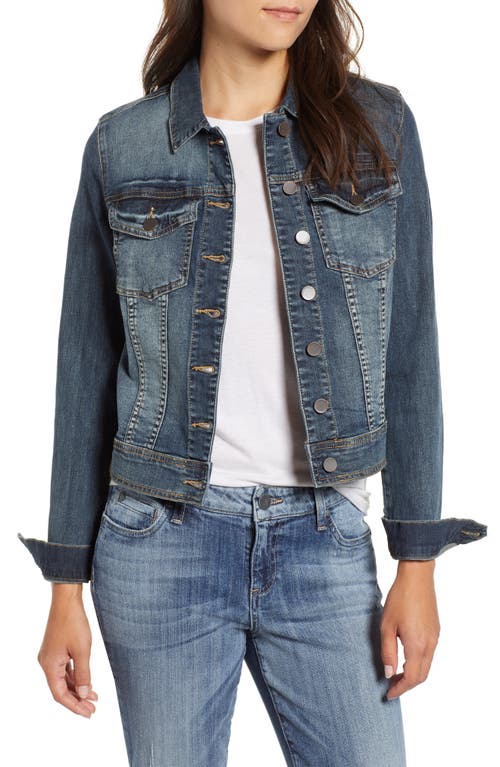 KUT from the Kloth Helena Denim Jacket in Liberal, Size Small