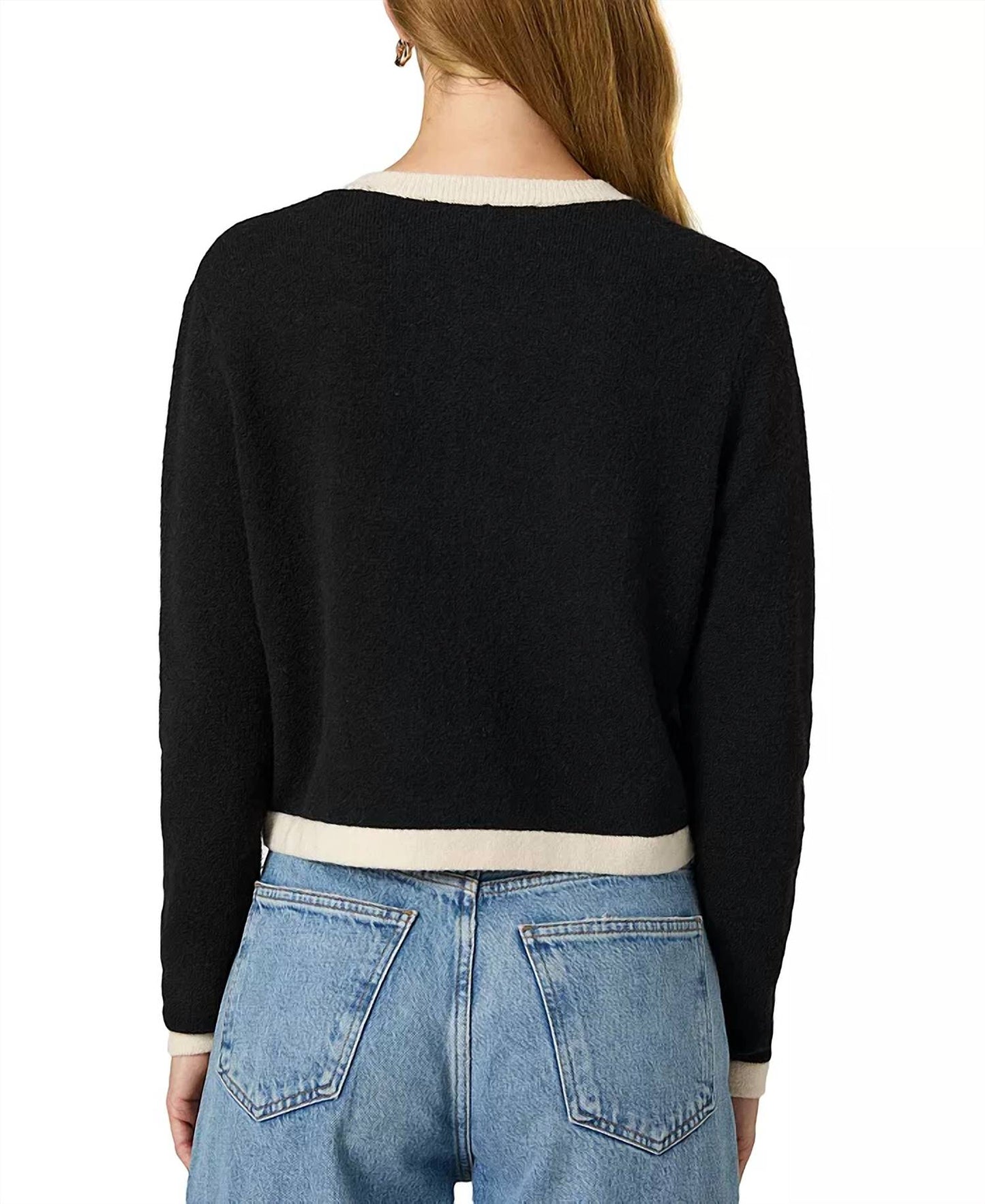 French Connection - Vhari Contrast Trim Cardigan