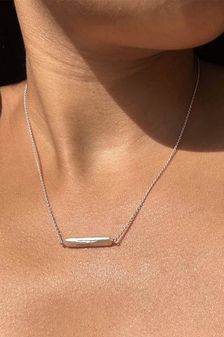 Astor & Orion - Women's Maris Pearl Bar Necklace