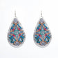 Avenue Chic - Women's Silver Leaf Charlemagne Earrings