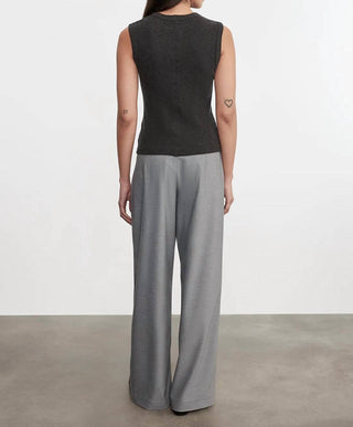 Enza Costa - Cashmere New Classic Sleeveless Crew Top