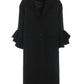 Valentino - Frill Sleeves Compact Drap Coat