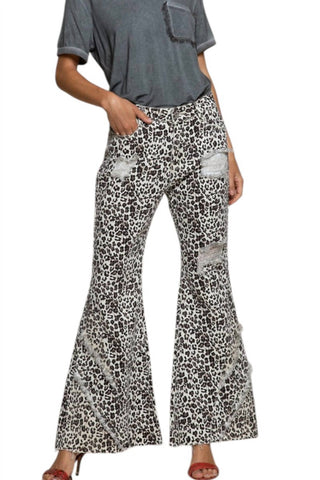 Pol - Calça Estampa Leopardo