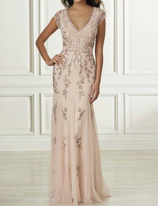 Adrianna Papell - Floral Beaded Dress