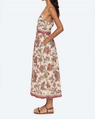 Vestido com estampa Cassandra Sea