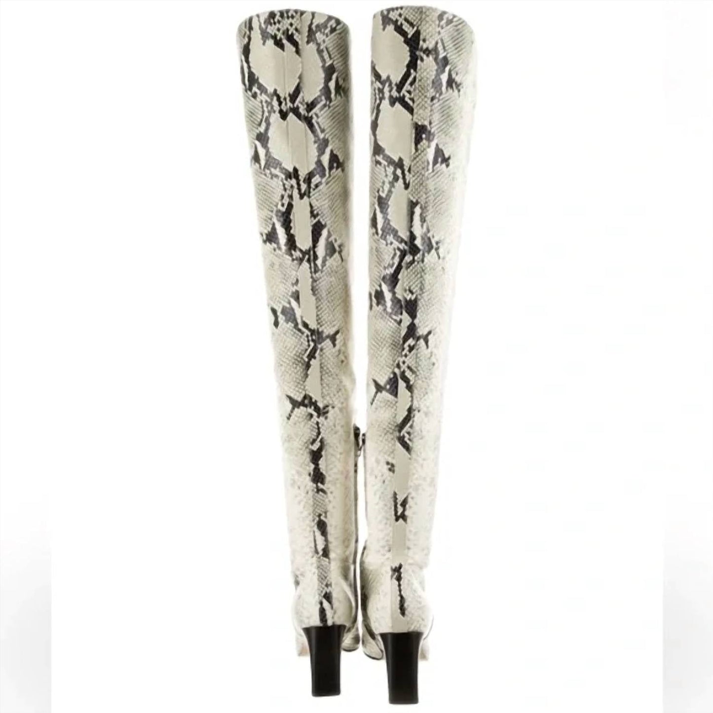 Khaite - Women's Printed Leather Boots