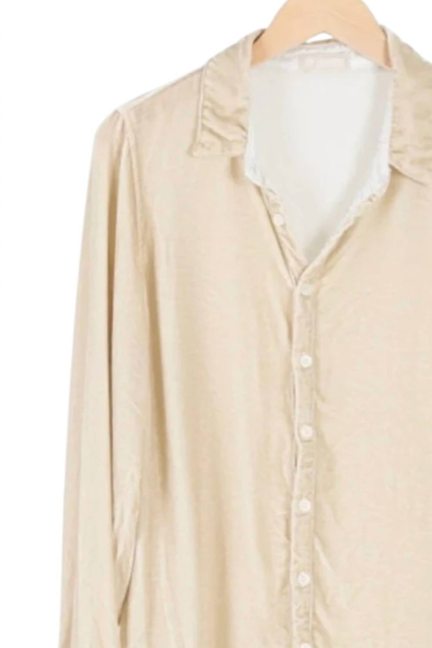 Cp Shades - Women's Romy Button Up Velvet Shirt