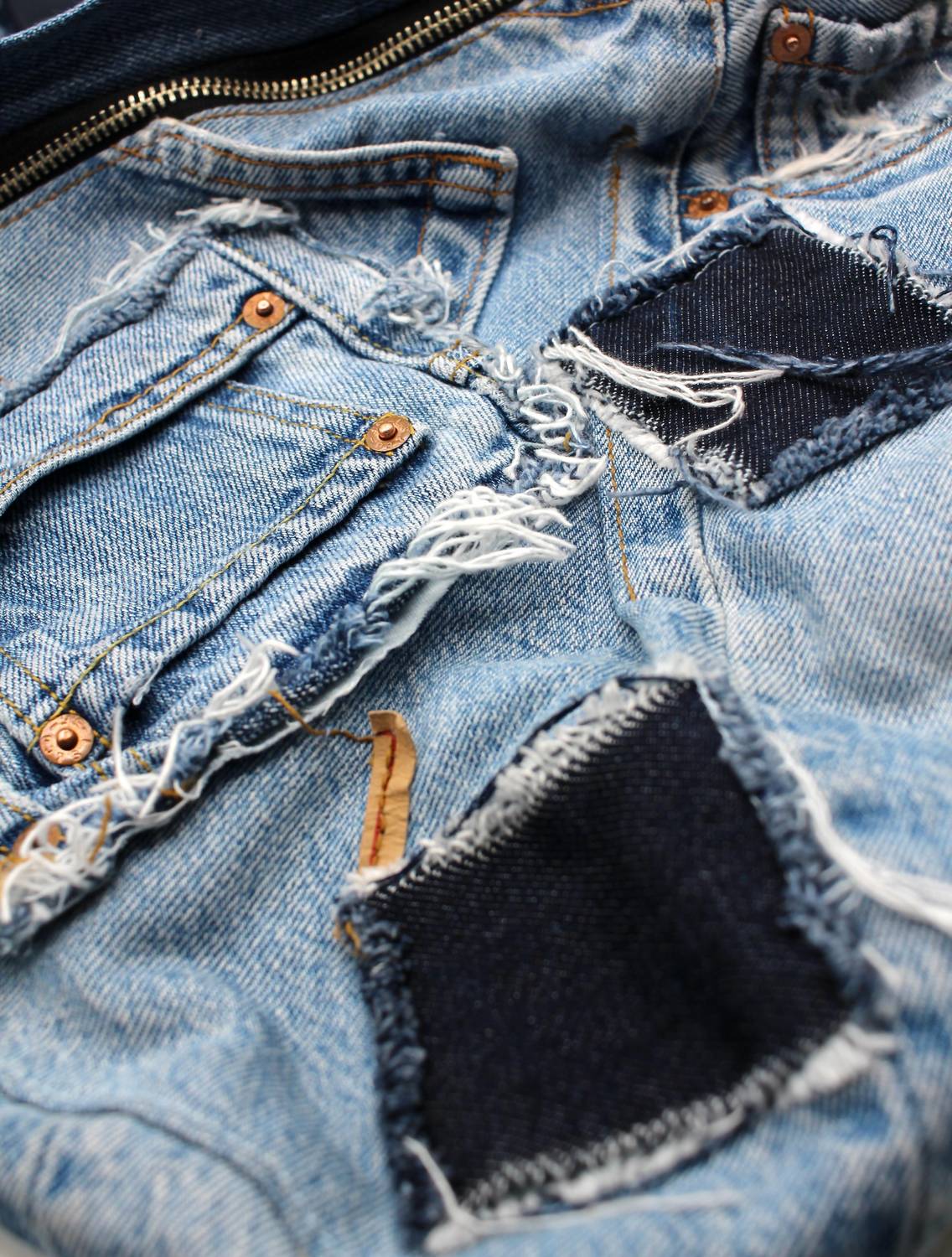 Knotwtr - Denim Cross Body Bag