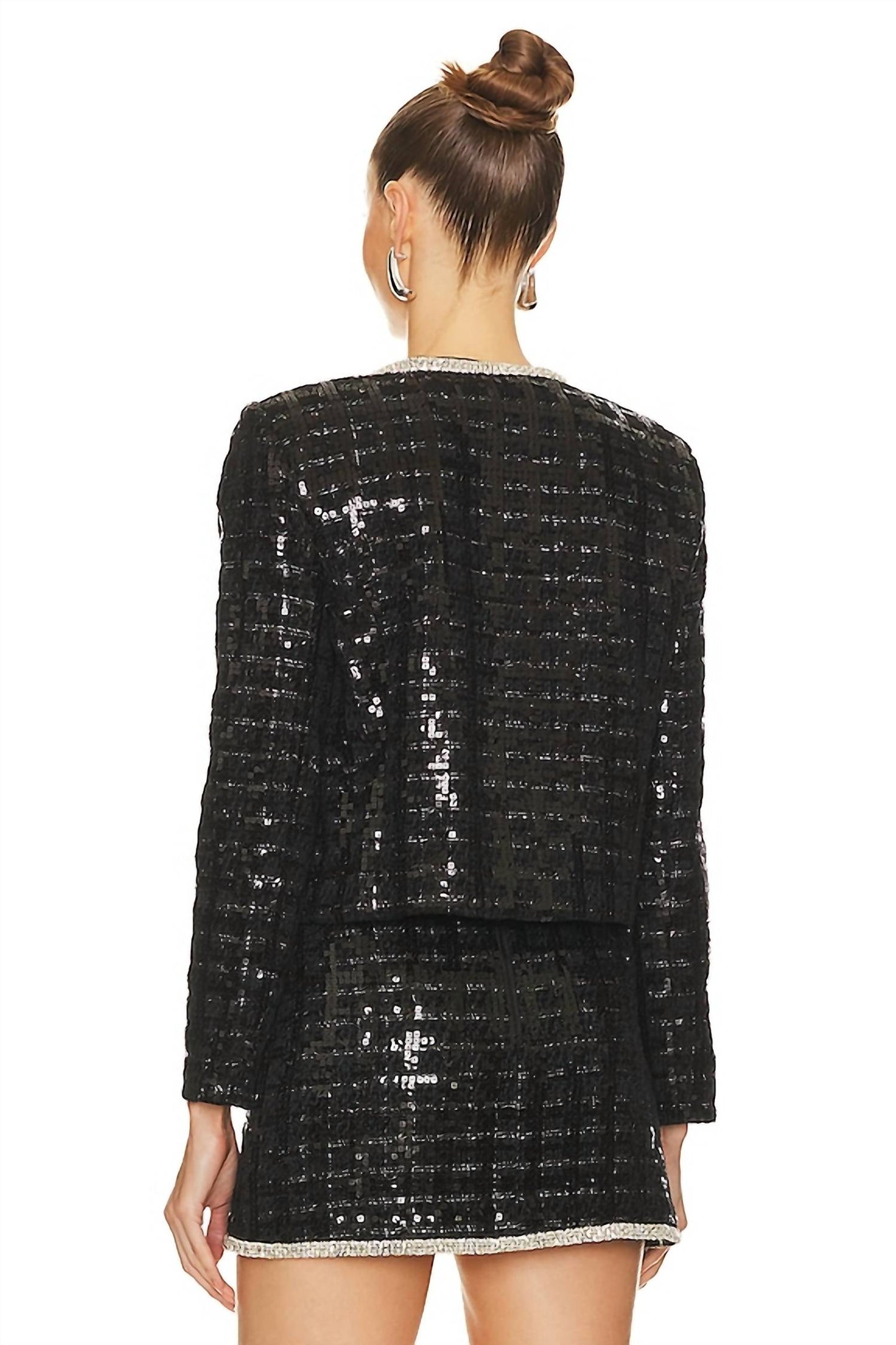 Alice + Olivia - Sequin Tweed Jacket