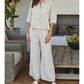 Milio Milano - Linen pant fringe hem