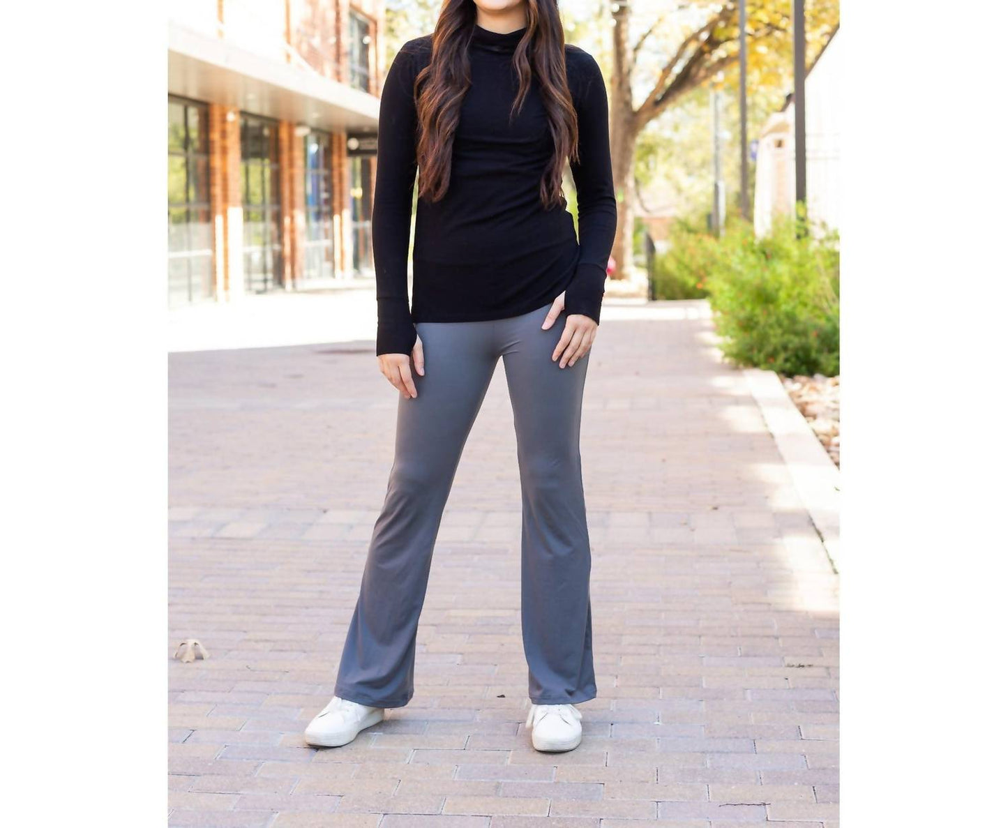 Julia Rose - Cassie Bootcut Leggings with Pockets