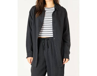 Dex - Blusa texturizada de manga comprida