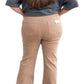 Risen - High Rise Side Slit Flare Jeans Plus Size