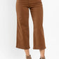 Judy Blue - High Waist Tummy Control Garment Dyed Wide Crop Jeans