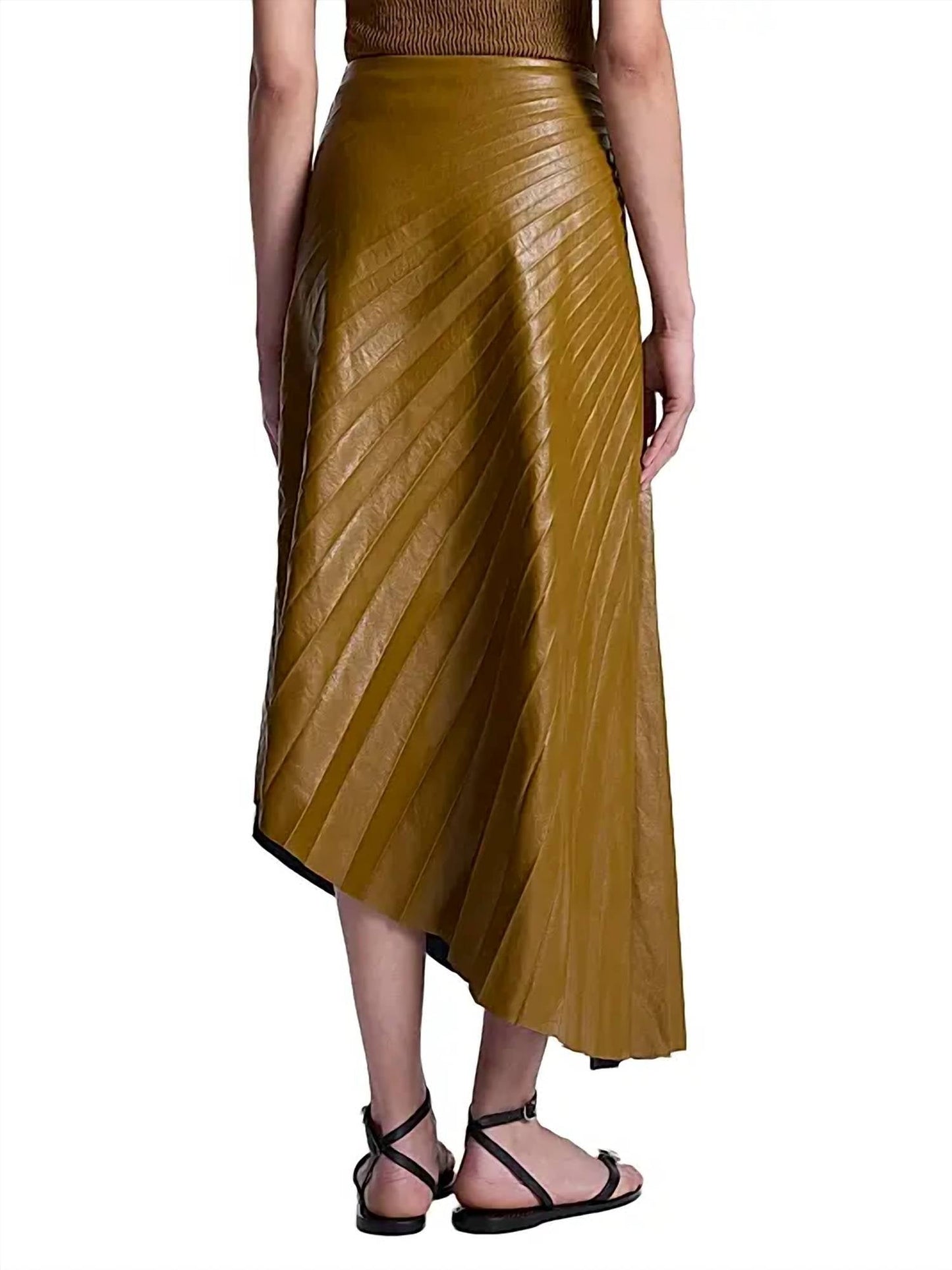 A.L.C. - Tracy Vegan Leather Skirt