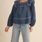 &Merci - Baby Doll Square Neck Blouse