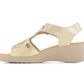 Andrea - Women's Wedge Leather Sandals