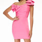 Ashleylauren - One Shoulder Cocktail Dress