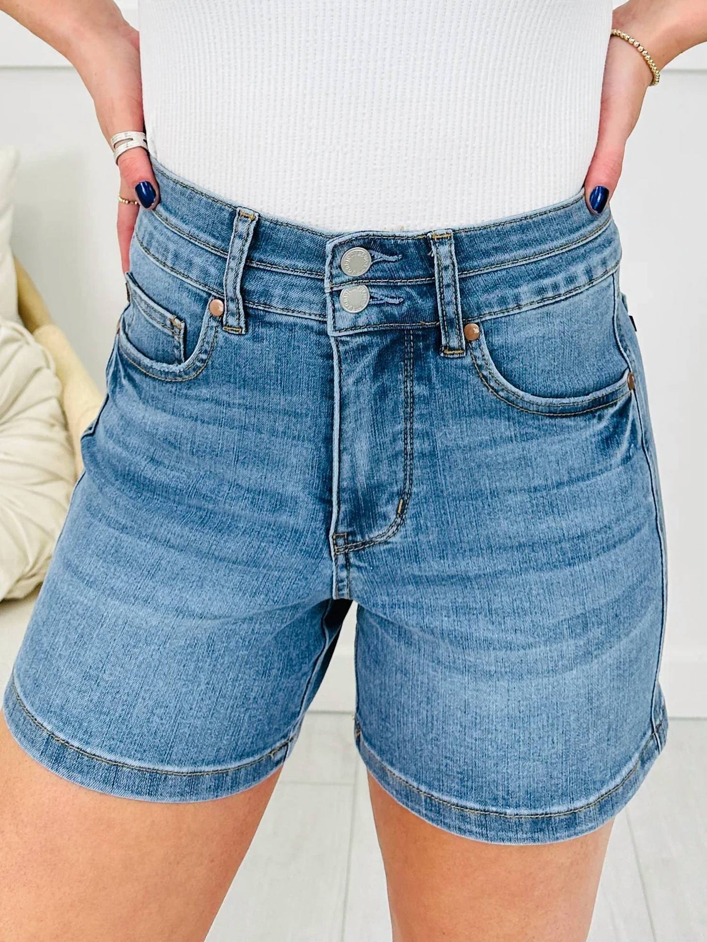 Judy Blue - High Waist Jean Shorts