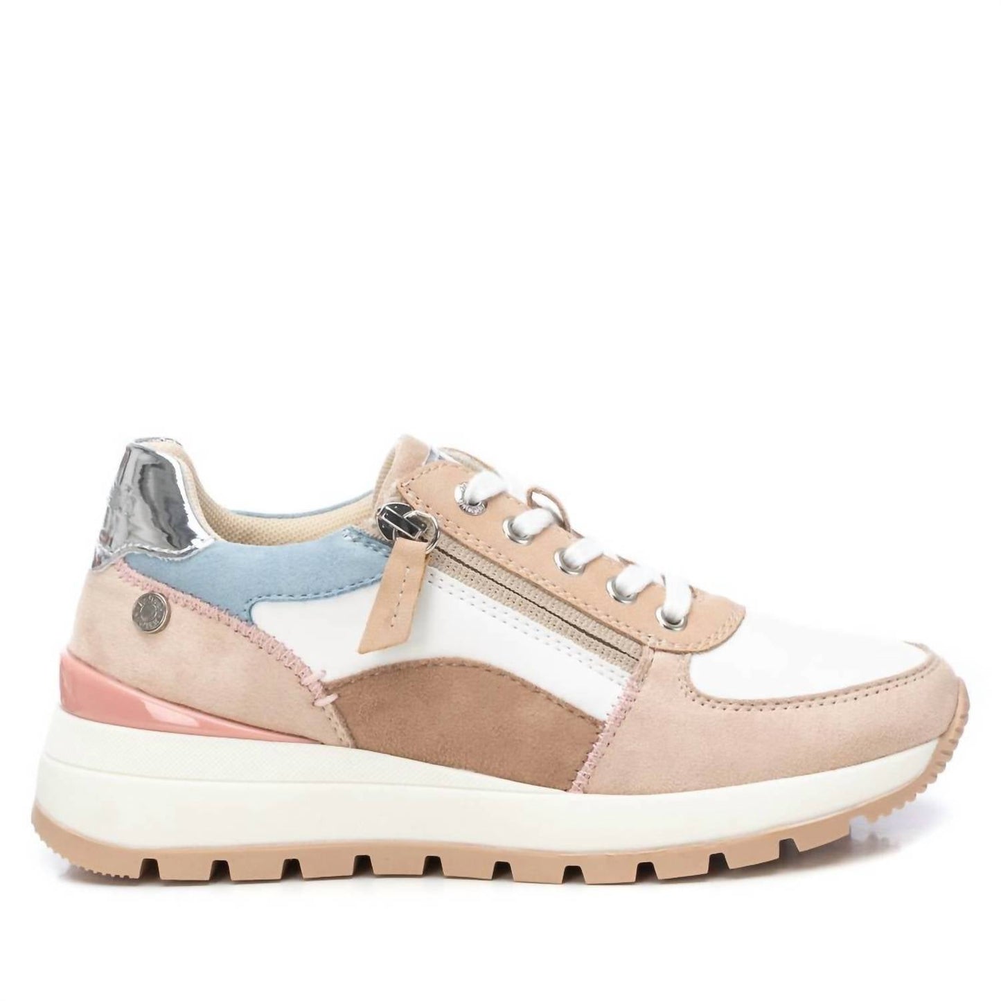 Xti - Women's Casual Sneakers With Side Zipper