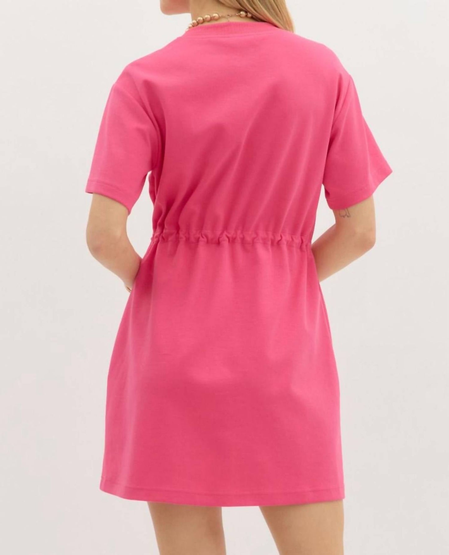 Entro - Drawstring Detailed Mini Dress