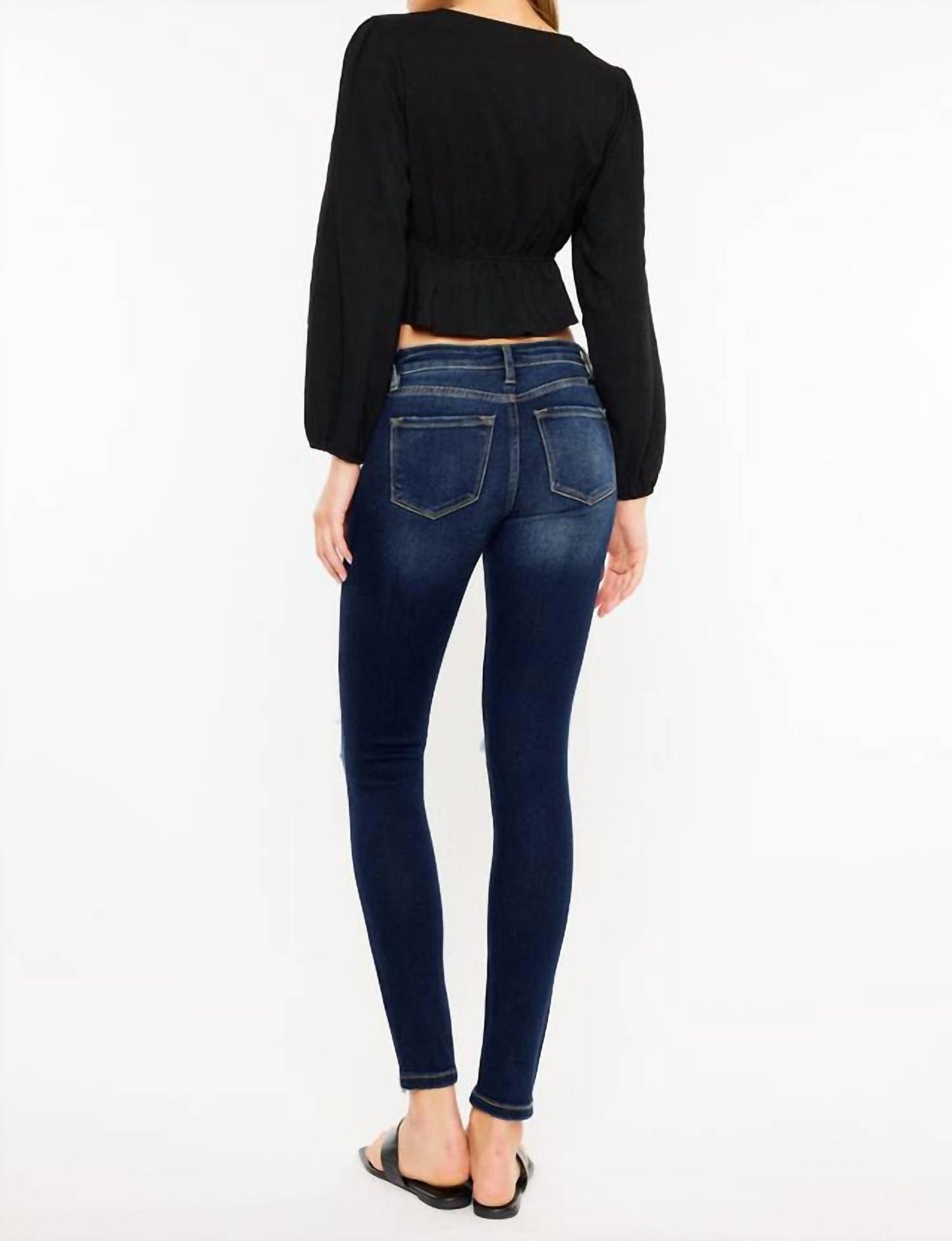 Kancan - Cora Mid Rise Super Skinny Jean