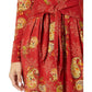 Johnny Was - Paisley Lace Long Sleeve Tie Front Knit Dress