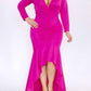 Karen T Design - Deep V Ruched Dress