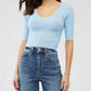 Minkpink - Odessa Knit Short Sleeve Top