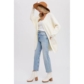 Bluivy - Batwing Sleeve Open Cardigan