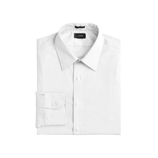 J.Crew - Camisa social masculina Bowery sem vincos e com gola pontuda