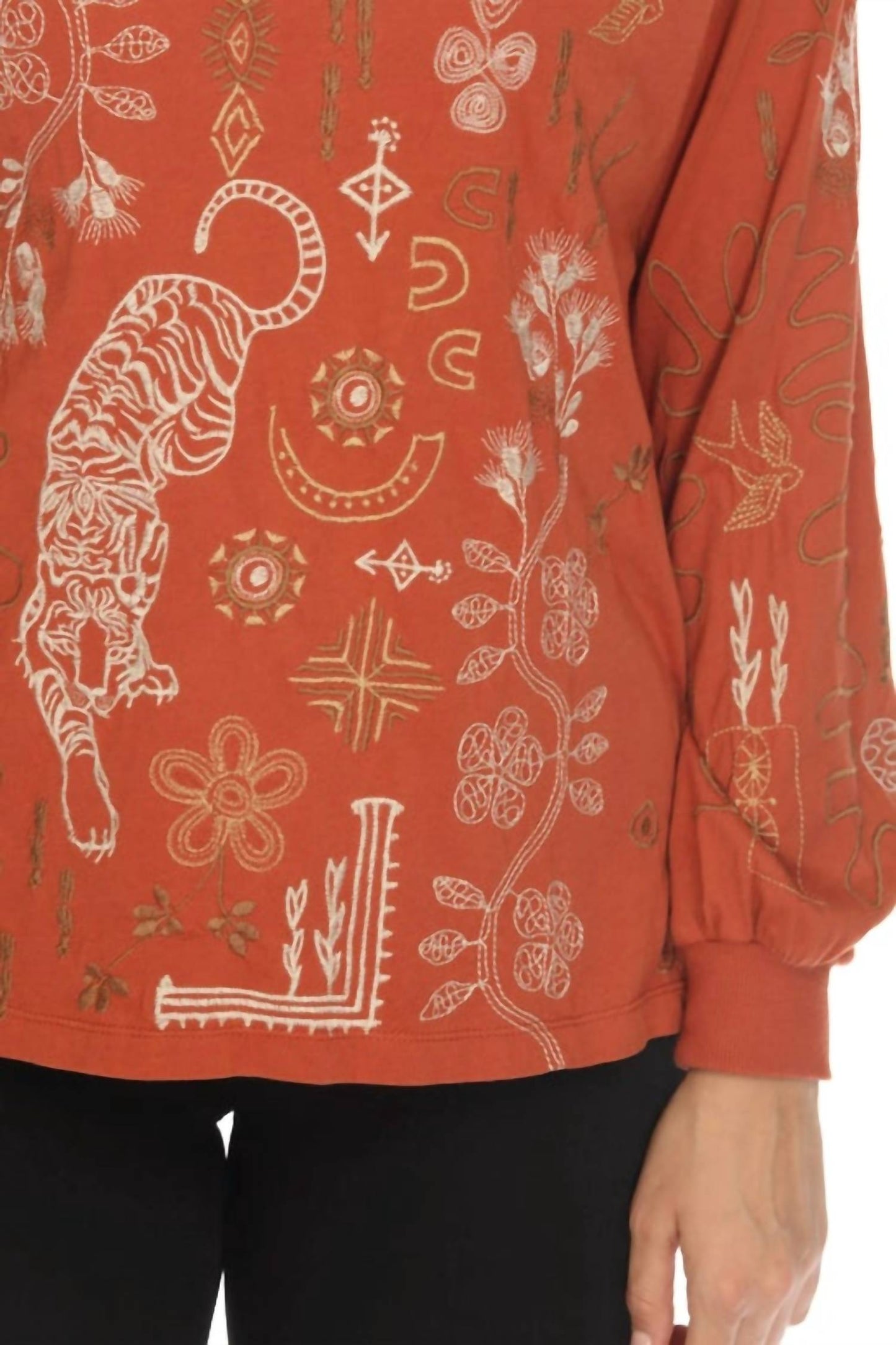 Johnny Was - RAGLAN BISHOP SLEEVE TEE