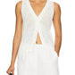 Enza Costa - Linen Open Knit Vest