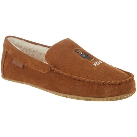 ralph-lauren-mens-brown-collins-bear-memory-foam-moccasin-slippers