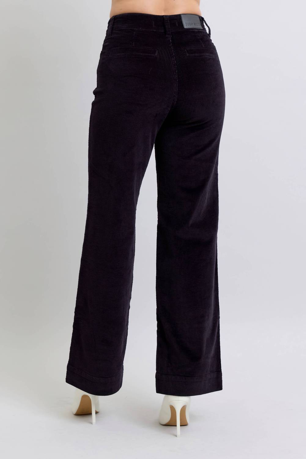 Judy Blue - High Rise Corduroy Wide Leg Trouser Pants