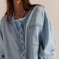 Free People - Denim Dreaming Pullover