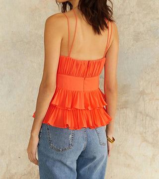 Amur - Sandie Pleated Shell Top