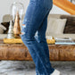 Judy Blue - Calça Jeans Bootcut Slim Destroyed de Alto Contraste