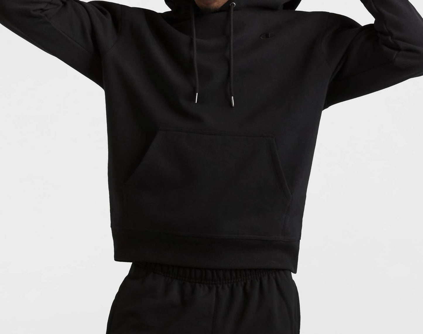 Champion - Men's Powerblend Fleece Hoodie C Logo