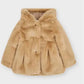 Mayoral - Girls' Faux Fur Hooded Coat